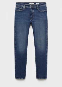 MANGO Dżinsy*Dżinsy Jan slim fit e z efektem znoszenia