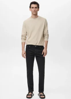 MANGO Dżinsy*Dżinsy Jan slim fit czarne