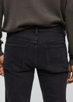 MANGO Dżinsy*Dżinsy Jan slim fit czarne