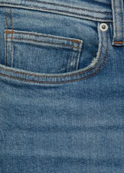 MANGO Dżinsy*Dżinsy Jan slim fit w kolorze średnim niebieskim z efektem znoszenia