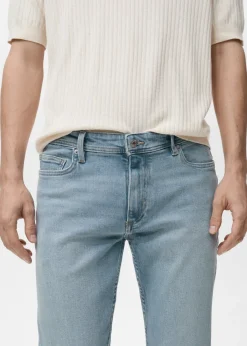 MANGO Dżinsy*Dżinsy Jan slim fit z postrzępionym wykończeniem