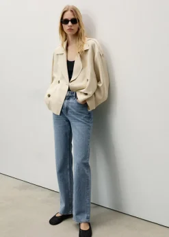 MANGO Dżinsy*Dżinsy Matilda o prostym kroju ze średnim stanem