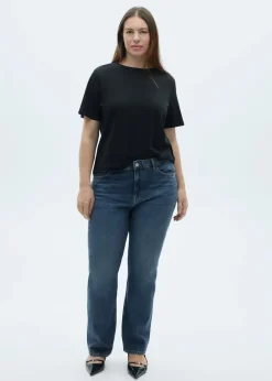 MANGO Dżinsy*Dżinsy Matilda o prostym kroju ze średnim stanem