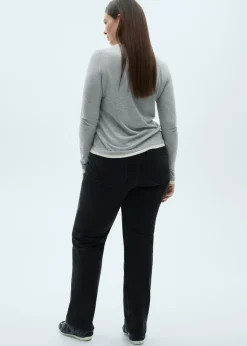 MANGO Dżinsy*Dżinsy Matilda o prostym kroju ze średnim stanem