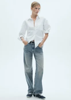 MANGO Dżinsy*Dżinsy Miami o prostym kroju ze średnim stanem