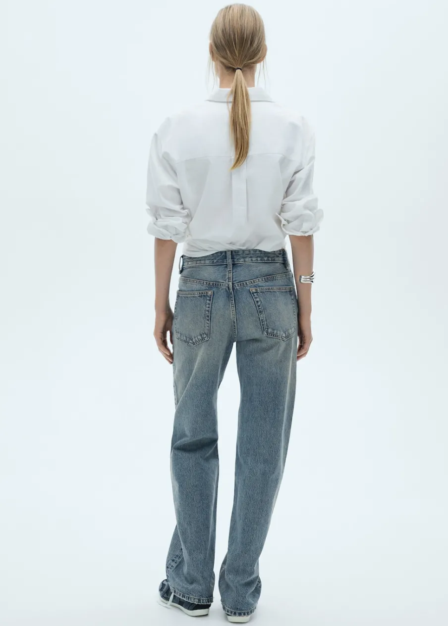 MANGO Dżinsy*Dżinsy Miami o prostym kroju ze średnim stanem