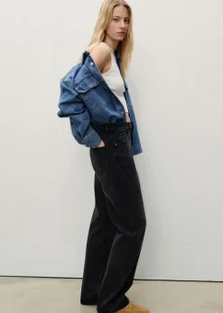 MANGO Dżinsy*Dżinsy Miami o prostym kroju ze średnim stanem