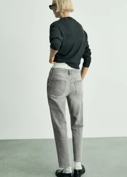 MANGO Dżinsy*Dżinsy Mom2000 mom z wysokim stanem