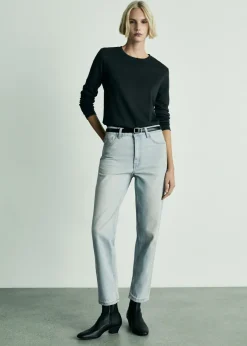 MANGO Dżinsy*Dżinsy Mom2000 mom z wysokim stanem