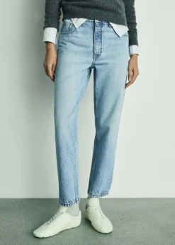 MANGO Dżinsy*Dżinsy Mom2000 mom z wysokim stanem