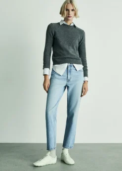 MANGO Dżinsy*Dżinsy Mom2000 mom z wysokim stanem