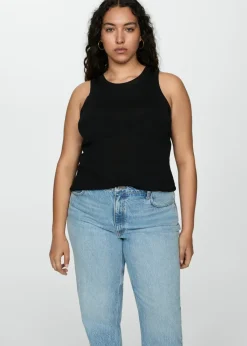 MANGO Dżinsy*Dżinsy Mom2000 mom z wysokim stanem