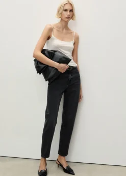 MANGO Dżinsy*Dżinsy Mom2000 mom z wysokim stanem