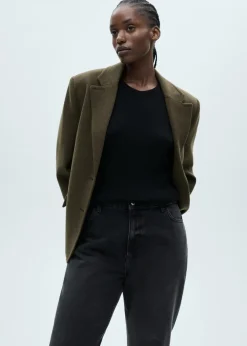 MANGO Dżinsy*Dżinsy Mom2000 mom z wysokim stanem