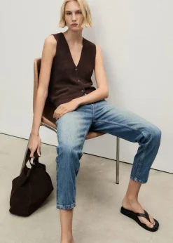 MANGO Dżinsy*Dżinsy Mom2000 mom z wysokim stanem