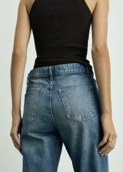 MANGO Dżinsy*Dżinsy Mom2000 mom z wysokim stanem