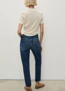 MANGO Dżinsy*Dżinsy Mom2000 mom z wysokim stanem