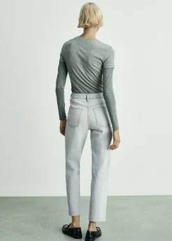 MANGO Dżinsy*Dżinsy Newmom comfort z wysokim stanem