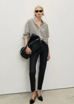 MANGO Dżinsy*Dżinsy Newmom comfort z wysokim stanem