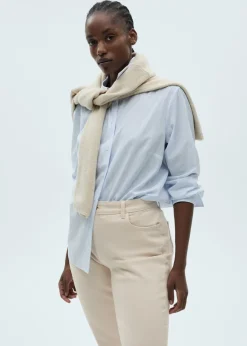 MANGO Dżinsy*Dżinsy Newmom comfort z wysokim stanem