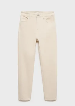 MANGO Dżinsy*Dżinsy Newmom comfort z wysokim stanem