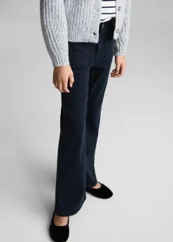 Dzieci MANGO Dżinsy*Dżinsy o kroju flare z kieszeniami