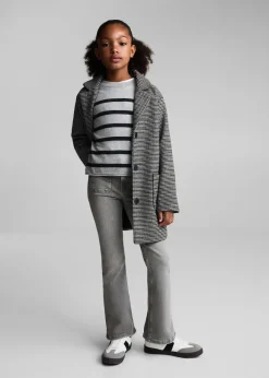 Dzieci MANGO Dżinsy*Dżinsy o kroju flare z kieszeniami