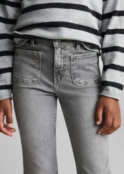 Dzieci MANGO Dżinsy*Dżinsy o kroju flare z kieszeniami