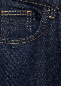 MANGO Dżinsy*Dżinsy o prostym kroju rinse wash z błyszczącym wykończeniem