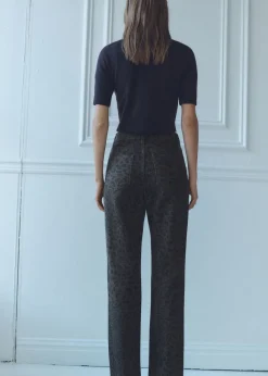 MANGO Dżinsy*Dżinsy o prostym kroju w lamparcie cętki