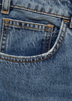 MANGO Dżinsy*Dżinsy o prostym kroju ze średnim stanem i rozcięciami