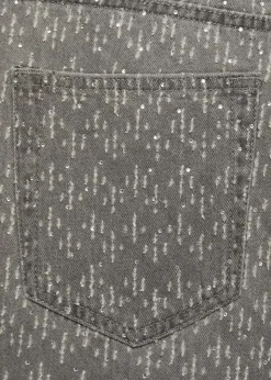 MANGO Dżinsy*Dżinsy o prostym kroju ze strasem