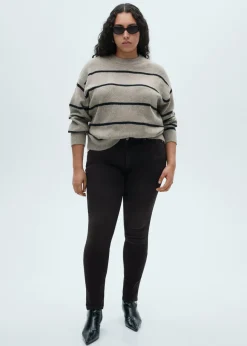 MANGO Dżinsy*Dżinsy Pushup skinny z niskim stanem