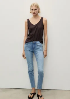 MANGO Dżinsy*Dżinsy Pushup skinny z niskim stanem