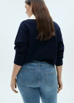 MANGO Dżinsy*Dżinsy Pushup skinny z niskim stanem