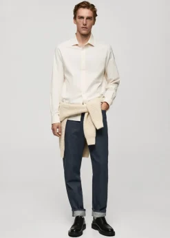 MANGO Dżinsy*Dżinsy regular fit ciemnoniebieskie