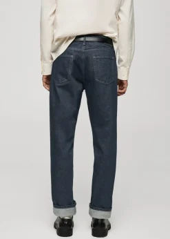 MANGO Dżinsy*Dżinsy regular fit ciemnoniebieskie