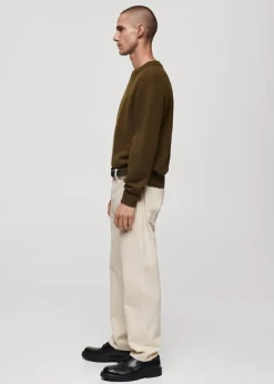 MANGO Spodnie|Dżinsy*Dżinsy regular fit z dekoracyjnymi szwami