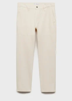 MANGO Spodnie|Dżinsy*Dżinsy regular fit z dekoracyjnymi szwami