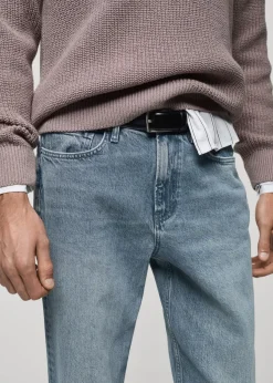 MANGO Dżinsy*Dżinsy regular fit z efektem znoszenia