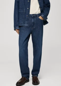 MANGO Dżinsy*Dżinsy relaxed fit z zaprasowanym kantem