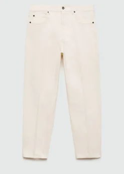 MANGO Spodnie|Dżinsy*Dżinsy relaxed fit z zaprasowanym kantem