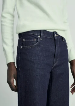 MANGO Dżinsy*Dżinsy rinse wash z podwiniętymi nogawkami