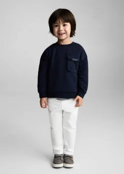 Dzieci MANGO Dżinsy*Dżinsy skinny z ozdobnymi rozdarciami