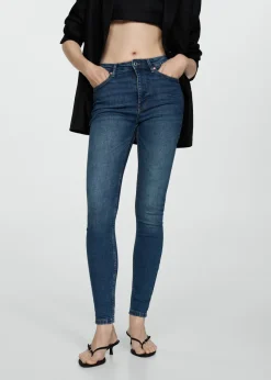 MANGO Dżinsy*Dżinsy skinny z wysokim stanem