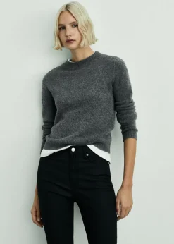 MANGO Dżinsy*Dżinsy skinny ze średnim stanem woskowane