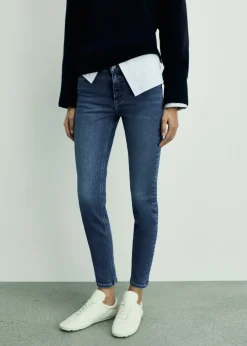 MANGO Dżinsy*Dżinsy skinny ze średnim stanem