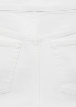 MANGO Dżinsy*Dżinsy slim capri na zamek