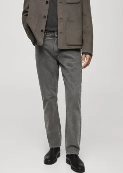 MANGO Dżinsy*Dżinsy slim fit szare