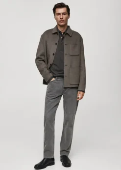 MANGO Dżinsy*Dżinsy slim fit szare